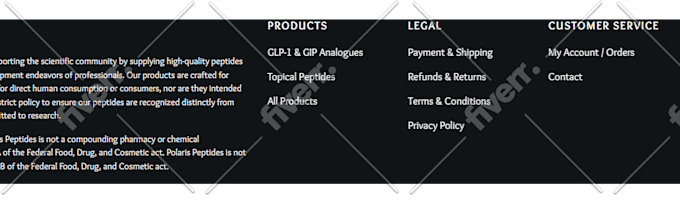 design sarms, peptides, steroids, dermal fillers website with payment gateway