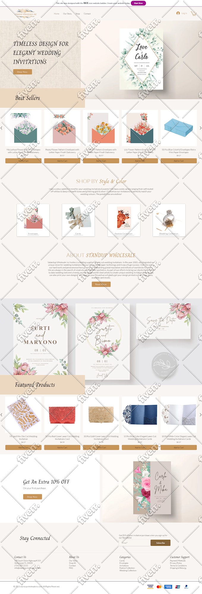 do wix website redesign, wix studio, and ecommerce wix website design