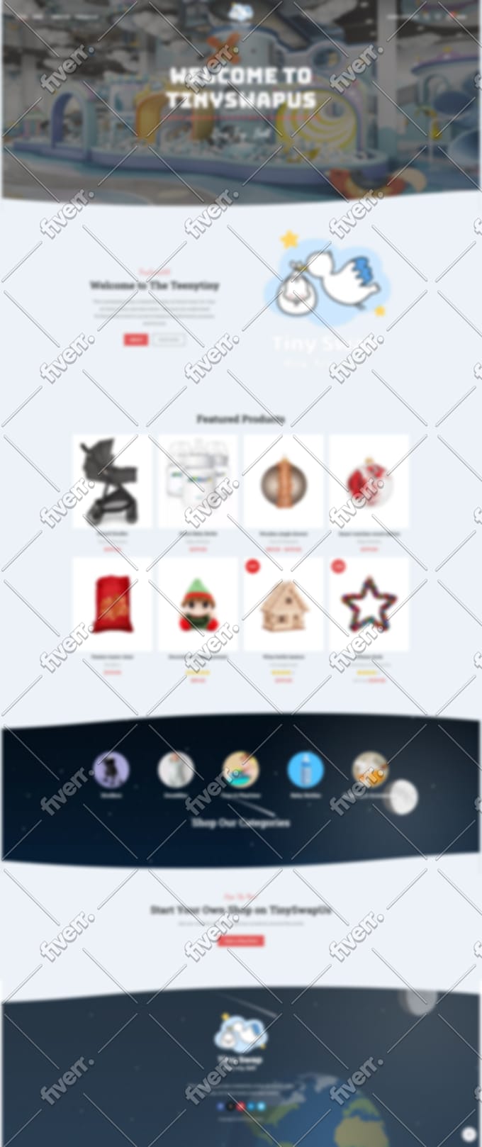 design ecommerce multi vendor marketplace website online store