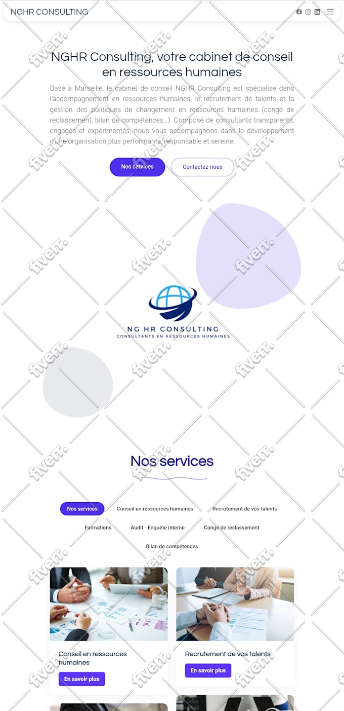 create your complete website