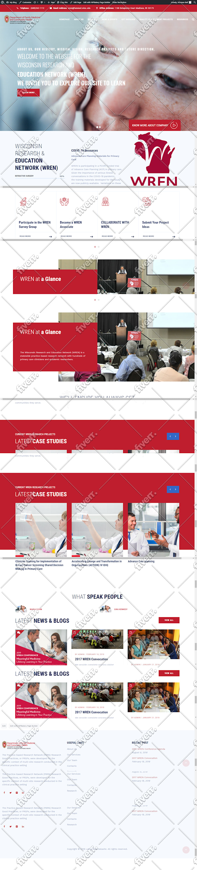 develop responsive wordpress websites