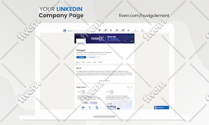 create and set up your linkedin company page