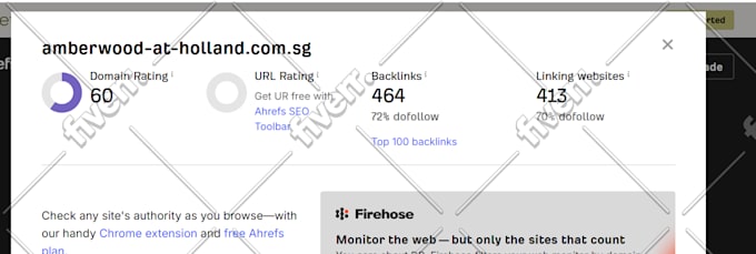 increase ahrefs domain rating DR 60 plus in 10 days