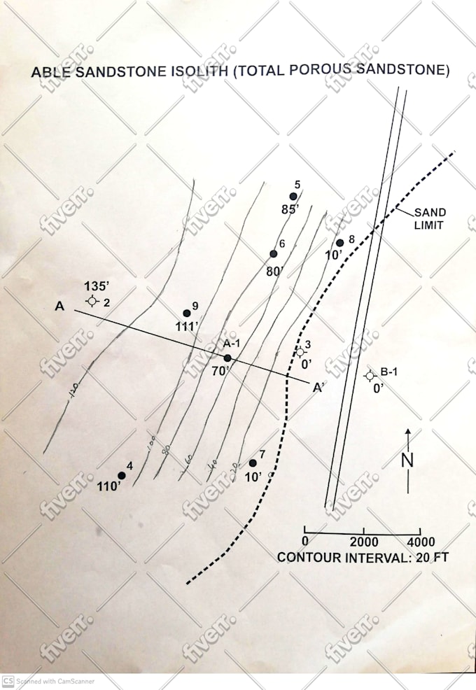 interpret seismic and well logs
