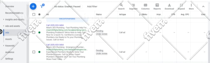professionally setup and manage your google search ads ad words PPC campaigns