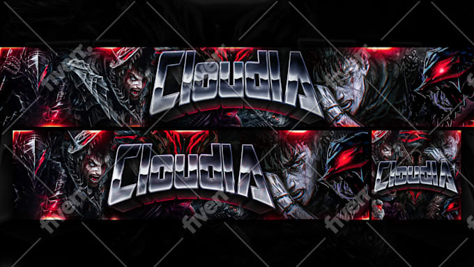 design a gaming header, twitter banner, gaming banner
