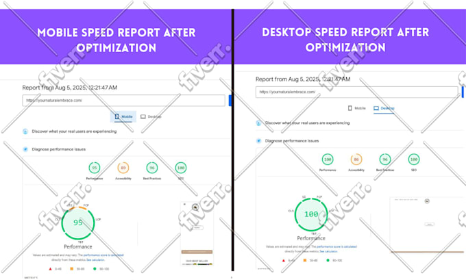 speed up slow wordpress website, fix core web vitals lcp, cls, fcp, fid, inp