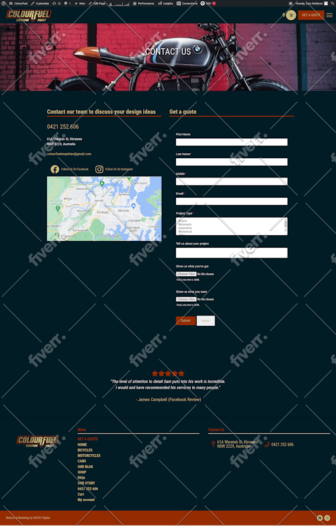 design website also redesign wordpress website