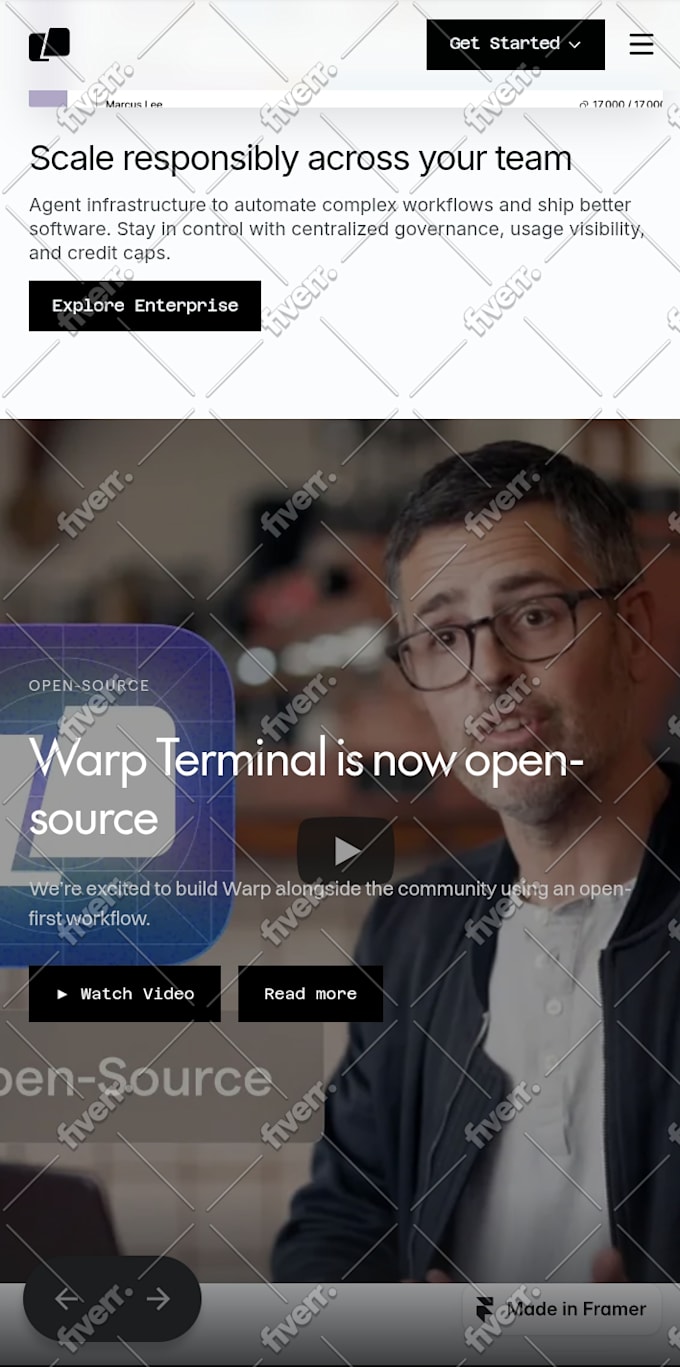 design and develop framer or webflow websites, landing pages