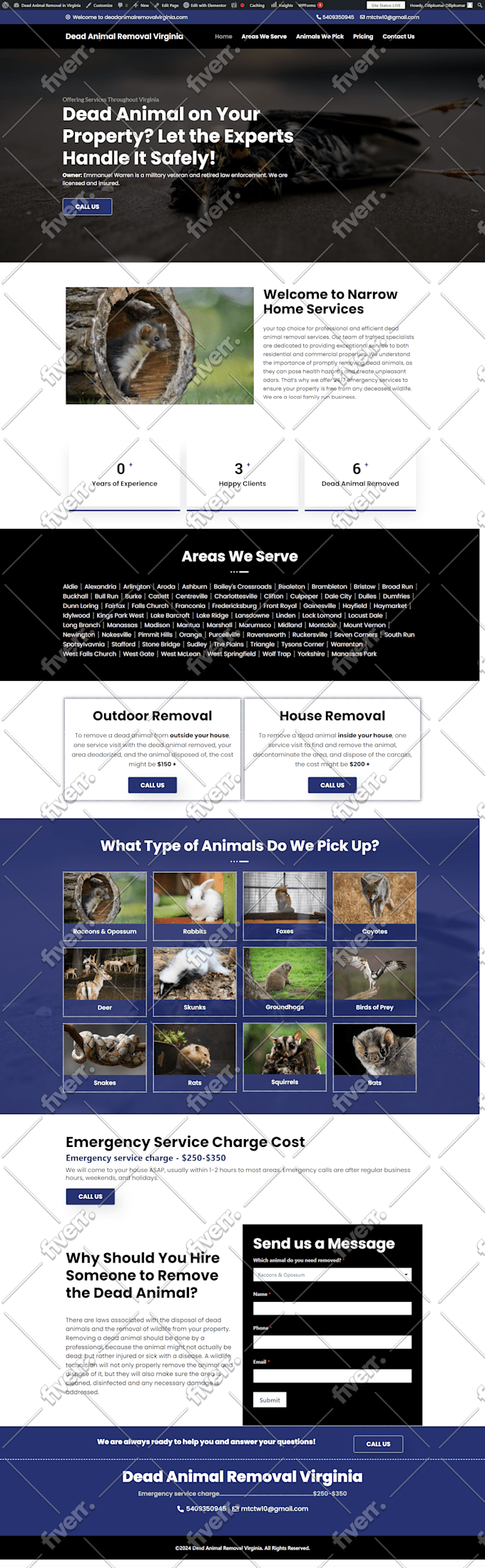 design professional and creative wordpress websites using elementor