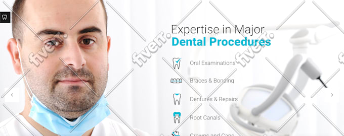 design medical healthcare dental clinic wordpress website