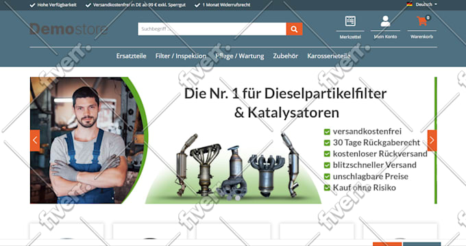 design a professional shopware theme