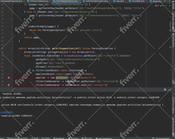 fix flutter bugs, android ios errors, and integrate ai