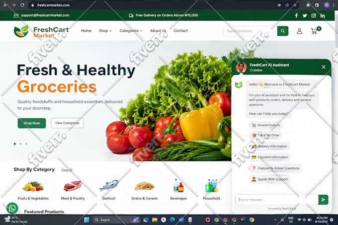 build ai chatbot for whatsapp, website and customer support automation