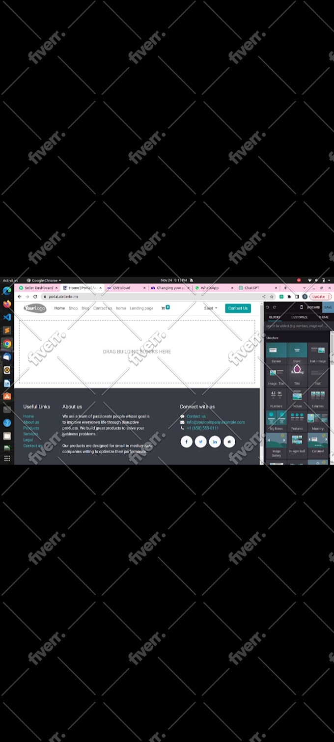 resolve errors and bugs in odoo