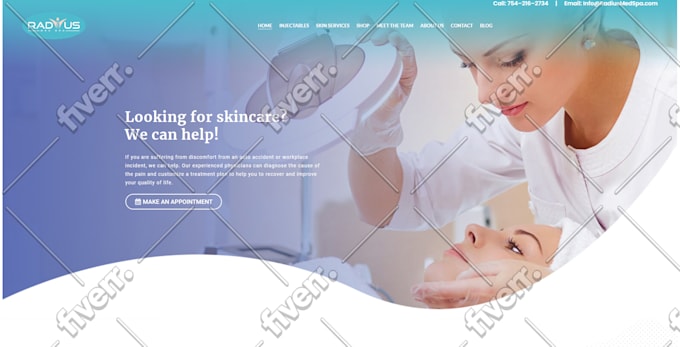 design medical website in 7 days