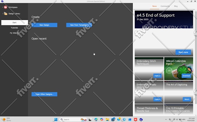 install wilcom embroidery software , wilcom e4 2 embroidery studio instent