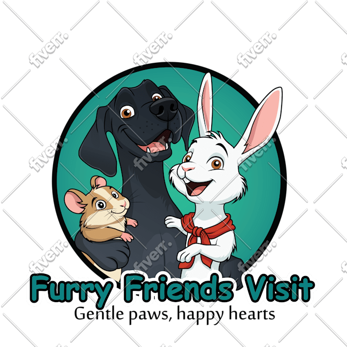 design modern cartoon characters, mascot logo design
