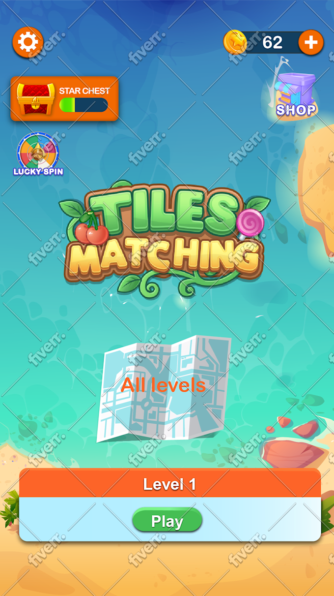 design creative game art, modern game UI design