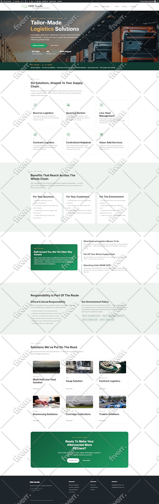 design kadence, generatepress, astra pro, avada, divi website from scratch