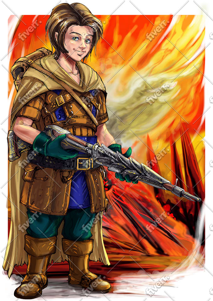 illustrate your tabletop character in any style