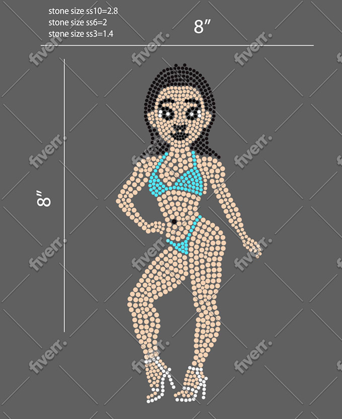 do rhinestone design for you design