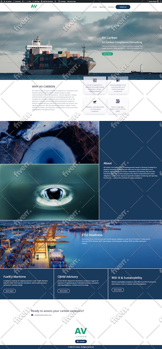 create awesome website for your business