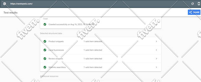 setup schema markup, rich snippets and star rating
