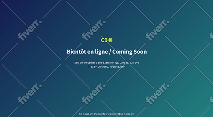 design coming soon page and maintenance mode page