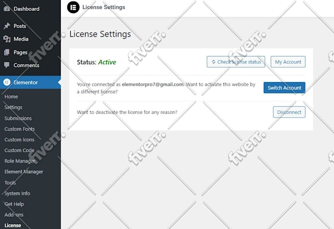 install elementor pro and astra pro on your wordpress site
