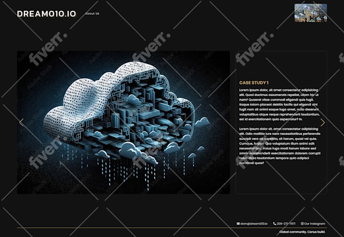 build your website with HTML, CSS and javascript