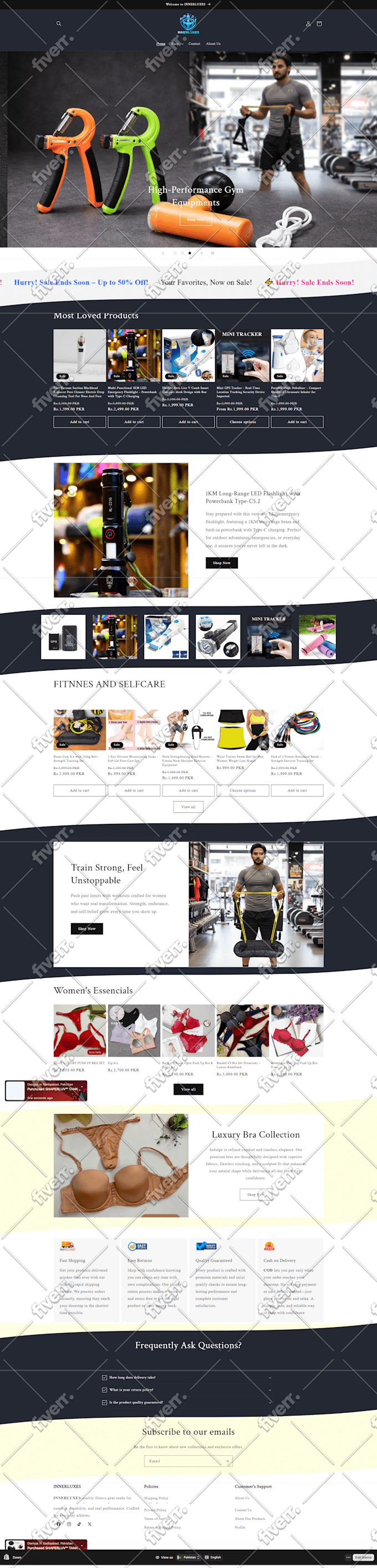 do shopify store design redesign, shopify website desig, dropshipping store