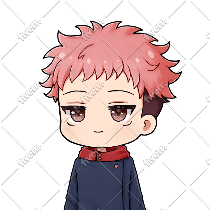 draw a vtuber, giftuber and pngtuber in chibi style