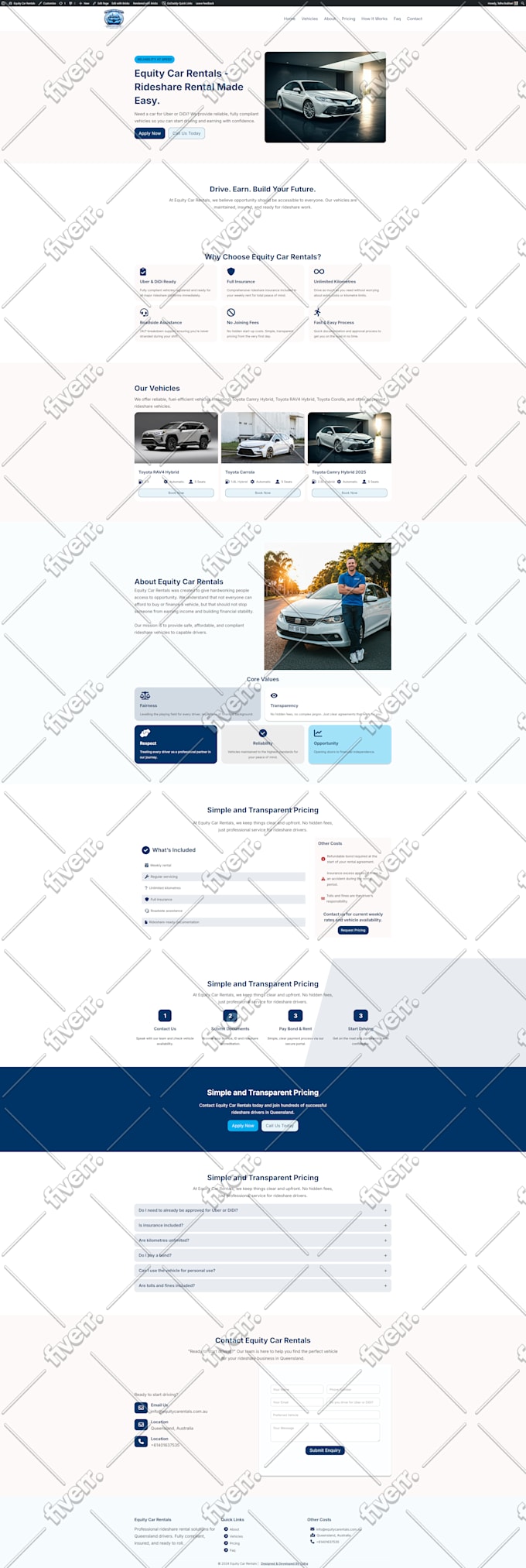 create wordpress website design, redesign and wordpress website development