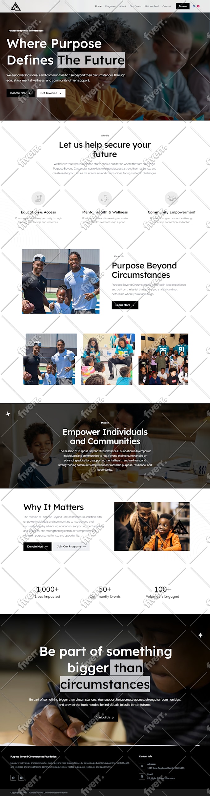 create nonprofit ngo charity donation website