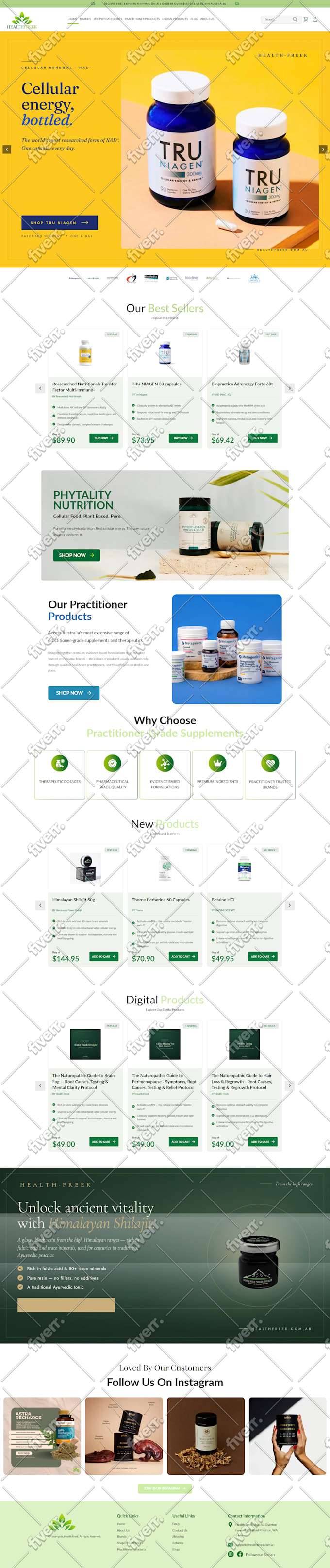 build a premium one product shopify store or dropshipping landing page design