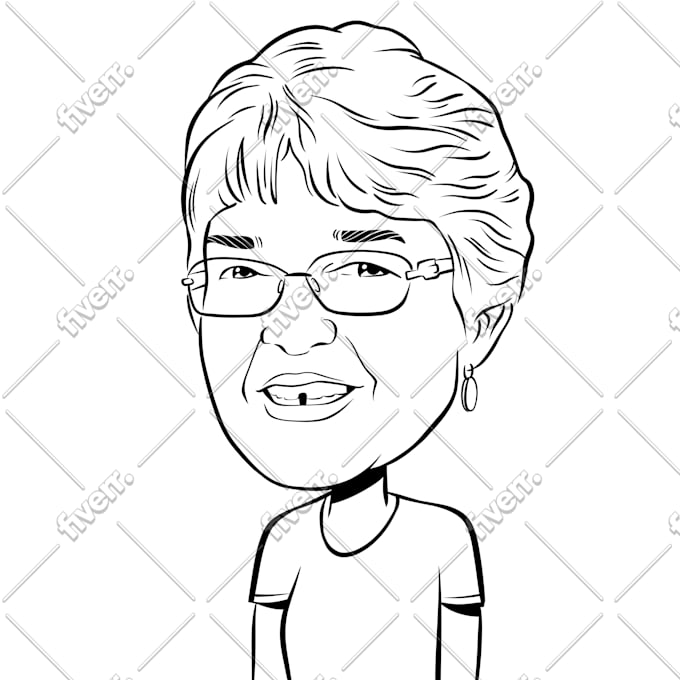 draw digital caricature from your photo