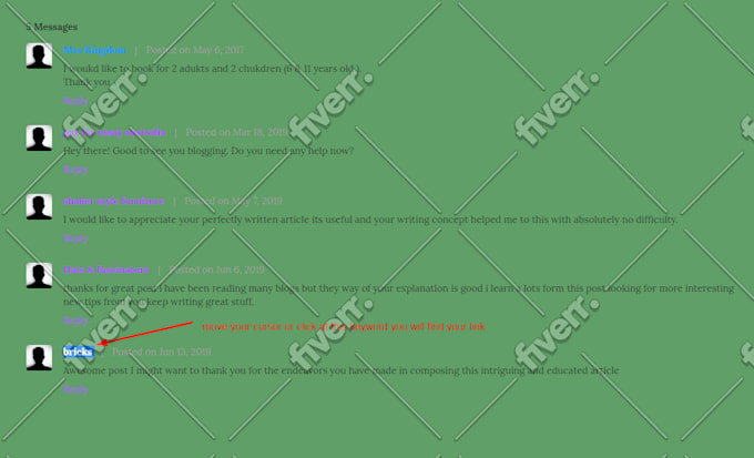 supply UK backlinks through blog comments