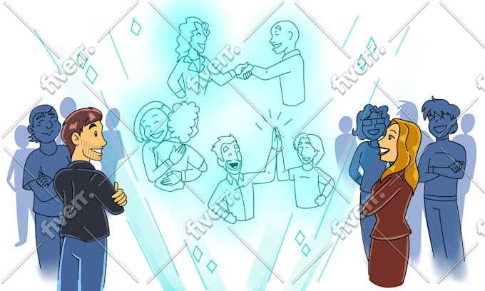draw amazing illustrations and cartoons for you