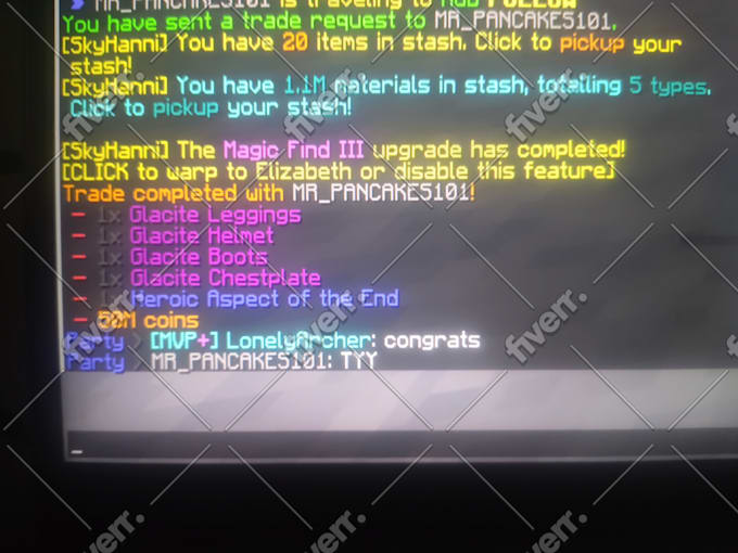help you with skills xp in hypixel skyblock