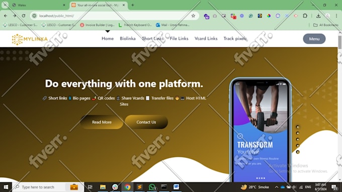 be your full stack web developer in angular, react, php laravel