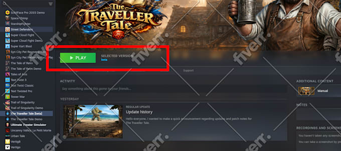 setup your steamworks for your game
