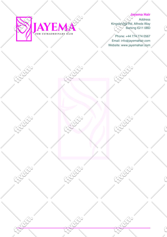 design professional business letterheads