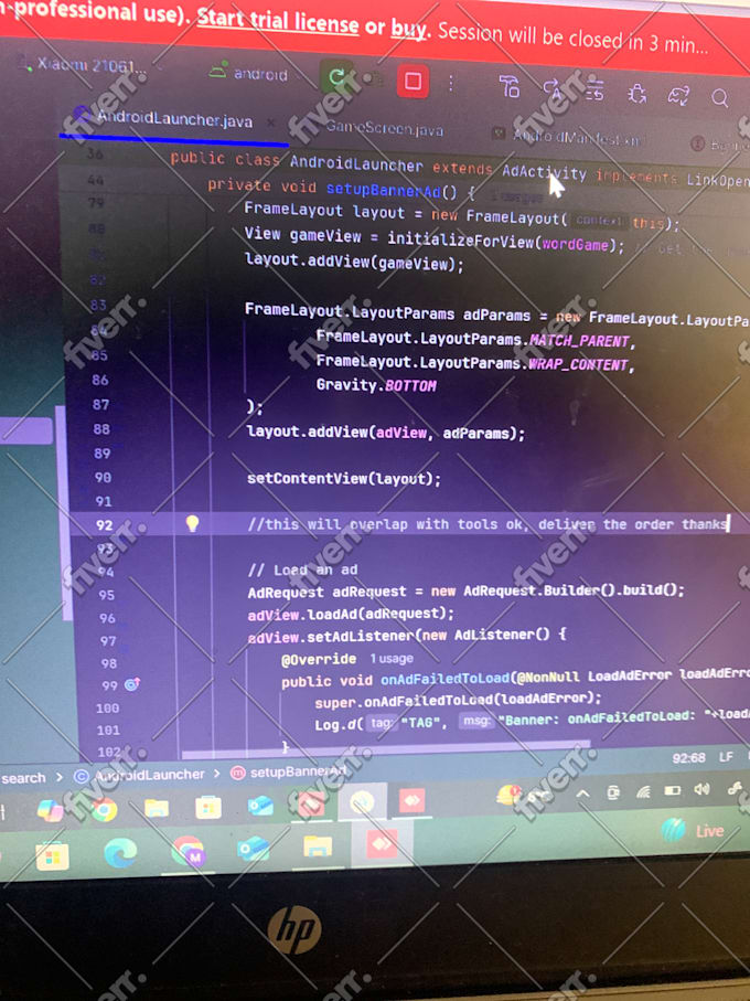 add admob, facebook, unity ad in your app kotlin or java