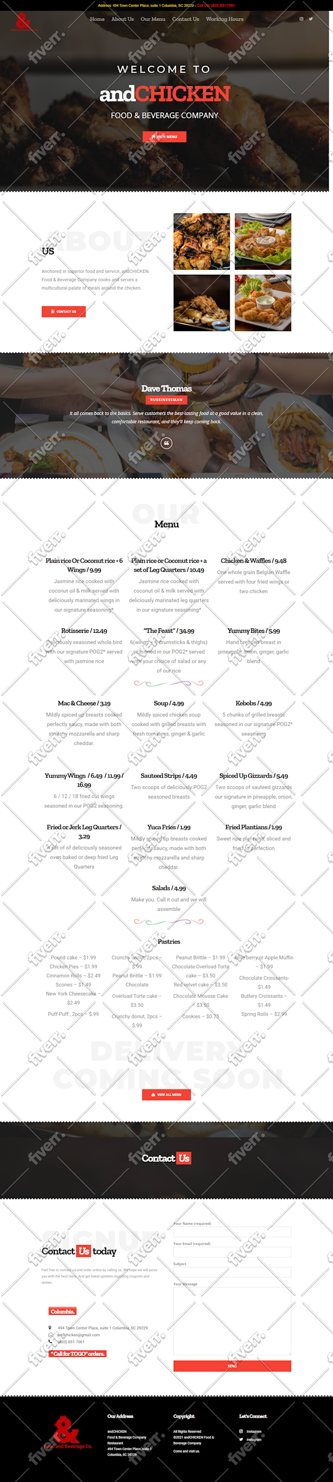 make business or ecommerce wordpress website