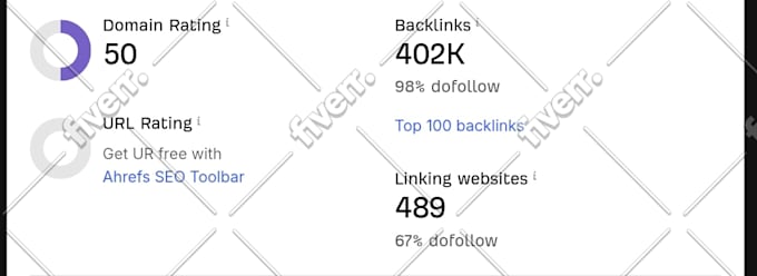 increase DR ahrefs domain rating 50 plus with high authorty backlink