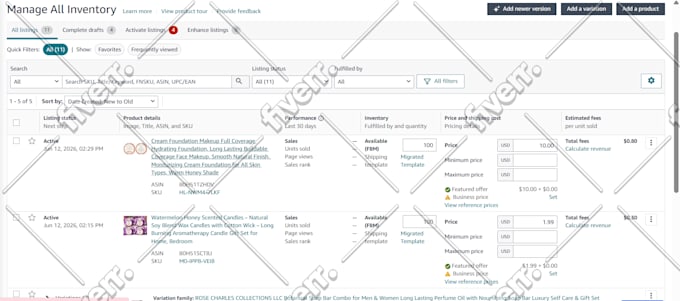 set up amazon seller central account professional individual