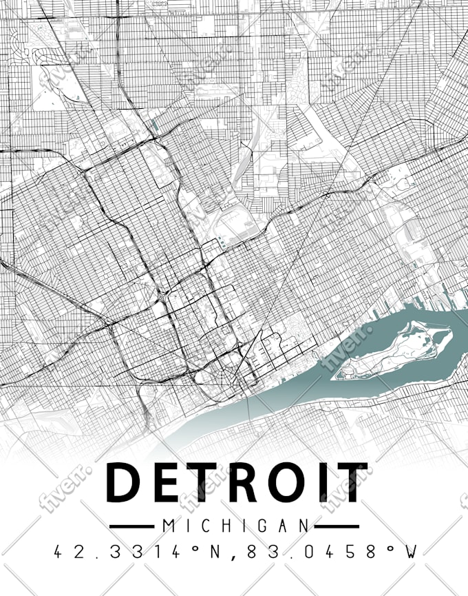 do a custom city map or region wall illustration