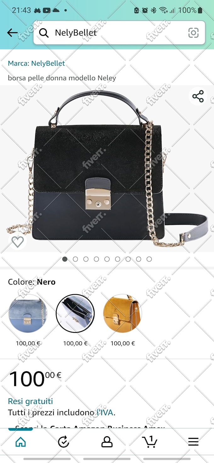 write unique SEO amazon product listings in italian
