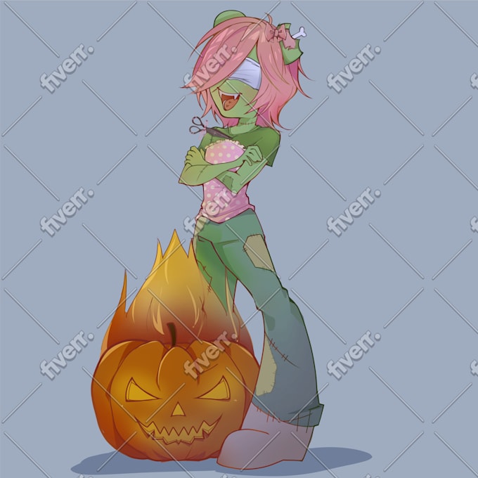 draw your roblox avatar, oc or fanart in chibi style